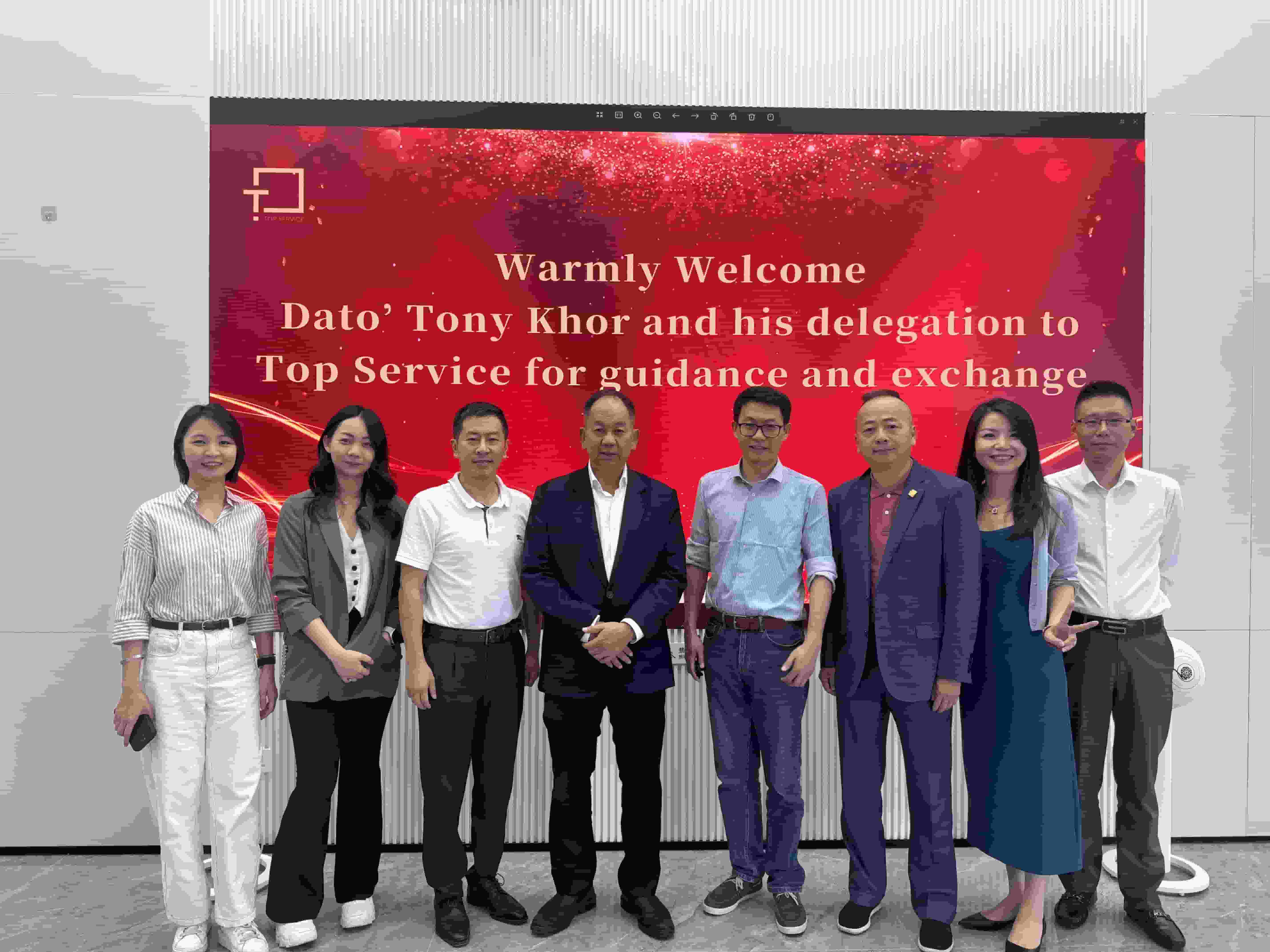 总公司与马来西亚拿督许综文，共探二手车延保合作新机遇